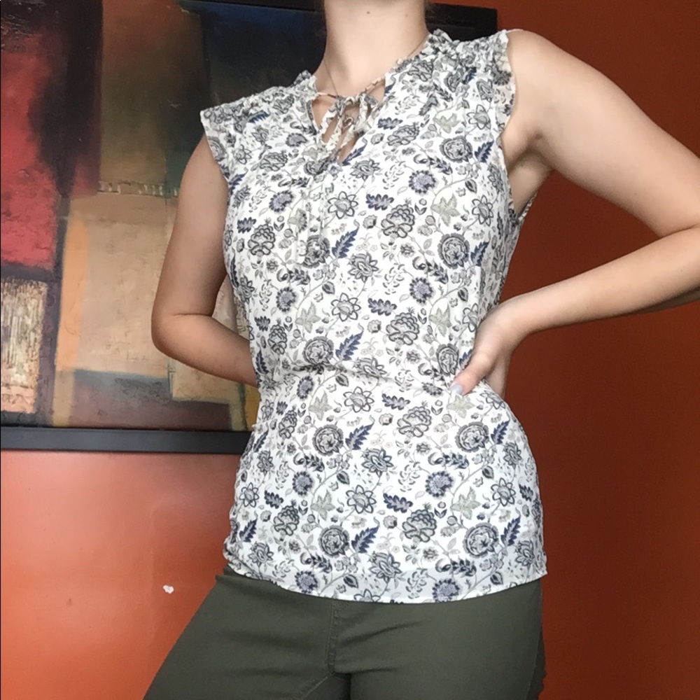 Rose and Olive Blouse!